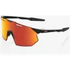 Image de 100% - Hypercraft SQ HiPER - Lunettes de soleil Soft Tact Black - HiPER Red Multilayer Mirror