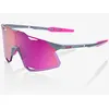 Image de 100% - Hypercraft - Lunettes de soleil Gloss Light Grey - Purple Multilayer Mirror
