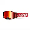 Image de Masque Cross 100% Armega Rouge Iridium Rouge - Masque Cross 100%