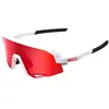 Image de 100% - Slendale XS Cat 2 - Lunettes vélo Matte White - HiPER® Red Multilayer Cat 2