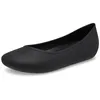 Image de Crocs Brooklyn Ballerine, Noir, Femme, EU 39-40 | Conception Croslite légère; confort amorti toute la journée; facile à porter; résiste à l'eau; style Crocs iconique en occasion ou reconditionné