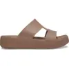 Image de Crocs - Getaway Platform H-Strap - Sandales femme Latte - 38 - 39