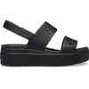 Image de Sandales compensées fille Crocs Brooklyn 4U Noir 34/35 210676-001