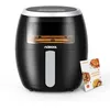 Image de Friteuse sans Huile Air Fryer Électrique à Air Chuad avec Livre de Recette 8L 1800W 8 Programmes XXL en Acier Inox Écran Tactile LED Fenêtre Visible sans BPA Chaleur à 360° Noir Acekool en occasion ou reconditionné