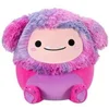 Image de Peluche Jazwares Squishmallows Magenta Bigfoot with Multicolored Hair Woxie Rouge 30 cm JAZSQCR05417