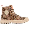 Image de Palladium - Pampa Hi Zip WL Leo - Chaussures lifestyle femme Dear Brown / Black - 39