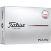 Image de Titleist Balles de golf Pro V1x 25 Performance Align - Lot de 12, blanc/rouge