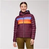Image de Cotopaxi - Fuego Down Hooded Jacket - Doudoune femme Wine Stripes - S