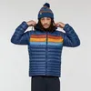 Image de Cotopaxi - Fuego Down Hooded Jacket - Doudoune homme Deep Sea Stripes - M