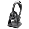 Image de Poly Voyager Focus 2-M - Micro-casque - sur-oreille - Bluetooth - sans fil, filaire - Suppresseur de bruit actif - USB-C via un adaptateur Bluetooth