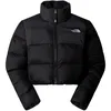 Image de The North Face - W Cropped Saikuru - Doudoune femme TNF Black / Asphalt Grey - L