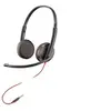 Image de Poly Blackwire C3225 - Blackwire 3200 Series - micro-casque - sur-oreille - filaire - jack 3,5mm - noir - Certifié Skype, certifié Cisco Jabber,