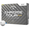 Image de Callaway Balles de golf Chrome Tour TD blanches 12-Pack , blanc