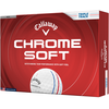 Image de Callaway Balles de golf Chrome Soft Triple Track 2026 - Lot de 12, blanc