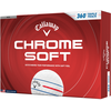 Image de Callaway Balles de golf Chrome Soft 360 Triple Track 2026 - Lot de 12, blanc