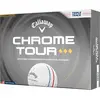 Image de Callaway Balles de golf Chrome Tour TD Triple Track 26 - Lot de 12, blanc