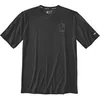 Image de T-shirt à manches courtes à logo Force Sun Defender - Taille M - Noir - - S1107182N04M