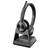 Image de Poly Savi 7320 - Savi 7300 series - micro-casque - sur-oreille - DECT - sans fil - USB-A via adaptateur DECT - noir - Certifié pour Microsoft Teams,