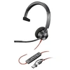 Image de Poly Blackwire 3310 - Blackwire 3300 series - micro-casque - sur-oreille - filaire - USB-A - noir - Certifié pour Microsoft Teams, certifié UC