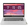 Image de Lenovo IdeaPad Slim 3 Chromebook 14M868 - Ordinateur Portable 14'' FHD IPS 300nits Tactile (MediaTek Kompanio 520, RAM 8Go, eMMC 128Go, Arm Mali-G52 2EE MC2 GPU, ChromeOS) Clavier AZERTY - Gris en occasion ou reconditionné