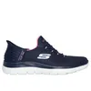 Image de Skechers - Slip-Ins  Summits - Diamond Dream - Chaussures lifestyle femme Navy / Pink - 37
