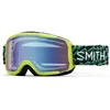 Image de Smith - Daredevil Cat 1 - Masque ski enfant Electric Lime Left Turn - Blue Sensor Mirror Cat 1