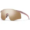 Image de Smith - Defy ChromaPop Cat 3 - Lunettes vélo Matte Chalk Rose - ChromaPop Rose Gold Mirror Cat 3 + Clear Cat 1
