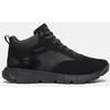 Image de Timberland - Voyager Park Lace-Up Mid-Top Sneakers - Chaussures lifestyle homme Black Suede - 44