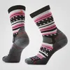 Image de Smartwool - Hike Light Cushion Margarita Crew Socks - Chaussettes en laine mérinos femme Black - S (34 - 37)