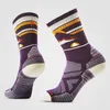 Image de Smartwool - Hike Light Cushion Mountain Moon Crew - Chaussettes randonnée femme Purple Iris - L (42 - 45)