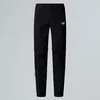 Image de The North Face - Exploration Reg Tapered Convertible Pant - Pantalon randonnée convertible homme TNF Black - 30 - Long
