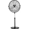 Image de Ventilateur Sur Pied Industriel Hauteur Réglable de 115 à 147cm 3 Vitesses Réglables