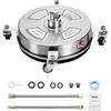 Image de Nettoyeur de Surface Pour Nettoyeur Haute Pression 32,5cm Acier Inox Avec Roues