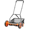 Image de VEVOR Tondeuse à Gazon Manuelle, 450 mm, 5 Lames Acier, sans Moteur, Hauteur de Coupe Réglable 35 à 62 mm, avec Bac de Ramassage, Tondeuse pour Pelouses, Allées, Cours, Travaux de Jardinage Quotidiens en occasion ou reconditionné