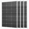 Image de Panneau Solaire Monocristallin Module Photovoltaïque 100 W Lot de 4 23 %