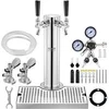 Image de Kit Colonne à Bière 2 Robinets Tireuse à Bière Avec Coupleur de Fût Système A