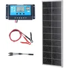 Image de VEVOR Kit Panneau Solaire Monocristallin 100 W, Panneau Solaire 12 V + Contrôleur de Charge Module PV Monocristallin à Haute Efficacité 23% Étanche IP68 pour Maison, Camping-car, Bateau, Hors-réseau en occasion ou reconditionné