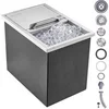 Image de Bac à glace encastrable 26,7 L, inox, couvercle. Conservateur à glaçons, bar.