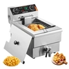 Image de Friteuse Electrique Commerciale 3000W En Acier Inox Protection Contre La Surchauffe