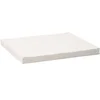 Image de Papier Filtre à Huile de Friture 49x41cm pour Friteuse 18L/38L 100 Pièces Blanc