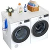 Image de Comptoir Pour Lave-Linge Sèche-Linge Surface Bois Coussinets Antidérapants 137x70cm