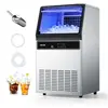 Image de Machine à Glaçons Commerciale 59kg/24h Avec Capacité de Stockage de 15kg Ecran LED