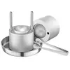 Image de Presse à Glaçons Moule à Glaçons Sphères en Aluminium 5,3cm pour Cocktail de Fêtes