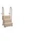 Image de Escalier de Piscine de 91,4-122 cm 3 Marches avec 2 Rampes 181,4 kg Taupe