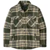 Image de Patagonia - Men's Lightweight Insulated Fjord Flannel Shirt - Chemise homme Ashore: Old Growth Green - L