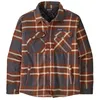 Image de Patagonia - Men's Lightweight Insulated Fjord Flannel Shirt - Chemise homme Ashore: Ink Black - M