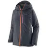 Image de Patagonia - Insulated Powder Town Jkt - Veste ski femme Smolder Blue w/Orange Peel - XL