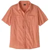 Image de Patagonia - M's Back Step Shirt - Chemise homme Swell Dobby: Coal Orange - M