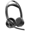 Image de Poly Voyager Focus 2 - Micro-casque - sur-oreille - Bluetooth - sans fil - Suppresseur de bruit actif - USB-C via un adaptateur Bluetooth, USB-A via
