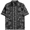 Image de Vans - Van Doren Paisley Check Ss Shirt - Chemise homme Faded Black - M